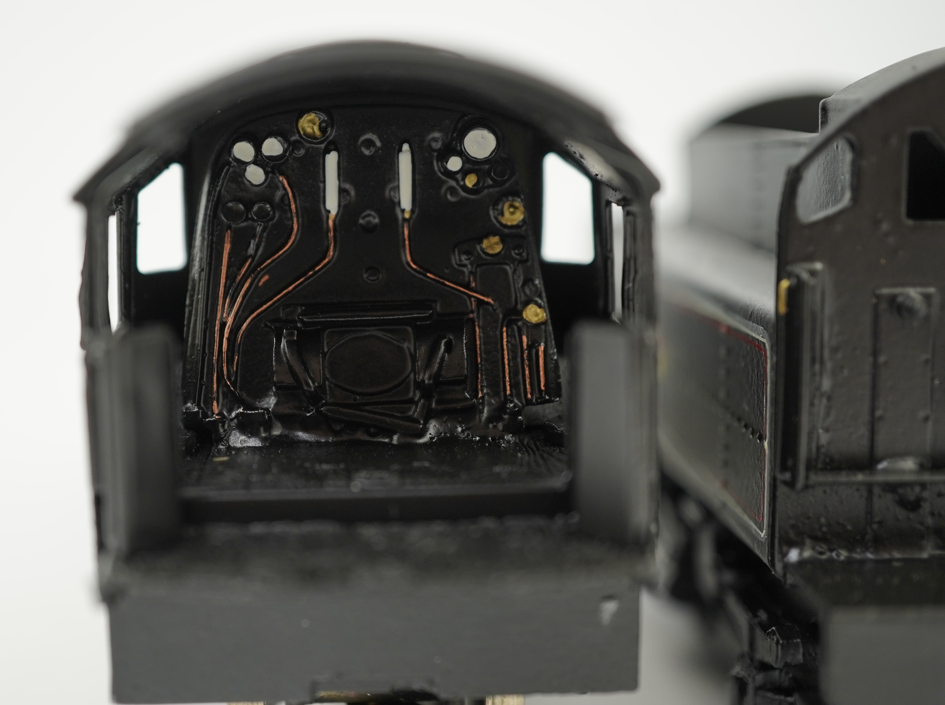 Two 00 gauge brass and white metal kit built BR tender locomotives; a Standard Class 2 2-6-0, 46437, together with a Standard Class 3 2-6-0, 77014, constructed, painted and lined to a high standard, both motored for two